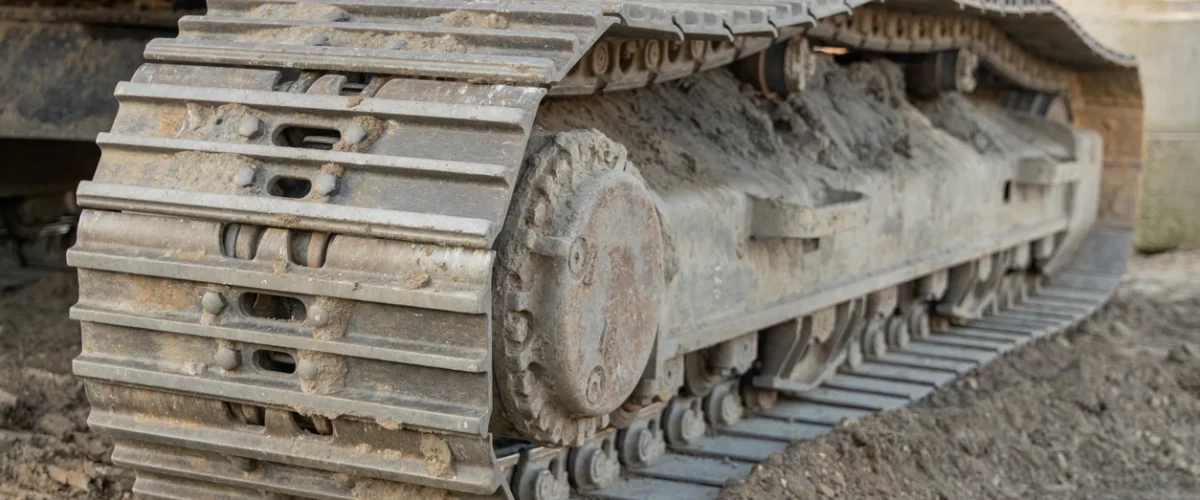 Excavator undercarriage wear