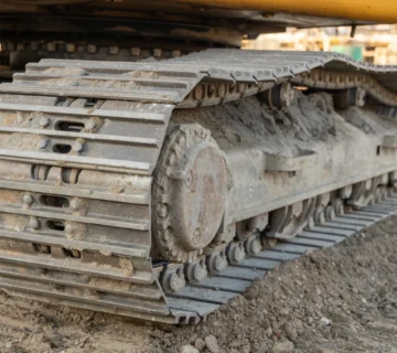 Excavator undercarriage wear